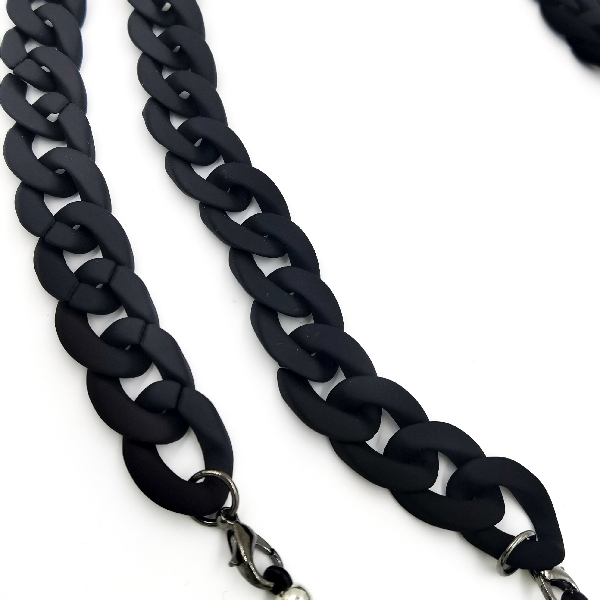 Acrylic chain-mat black